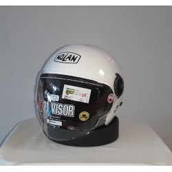 NOLAN N 21 VISOR CLASSIC METAL WHITE XS