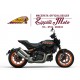 INDIAN FTR 1200 2023 - stealth grey /orange burst